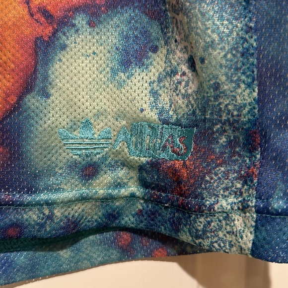 Adidas new without tags colorful sporty shorts - Picture 2 of 4